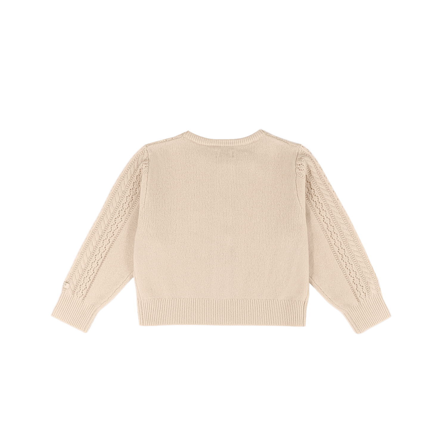 Danik Merino Wool Cardigan (Soft Sand)