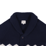Polar Bears Kwinten Merino Wool Cardigan (Navy Blue)