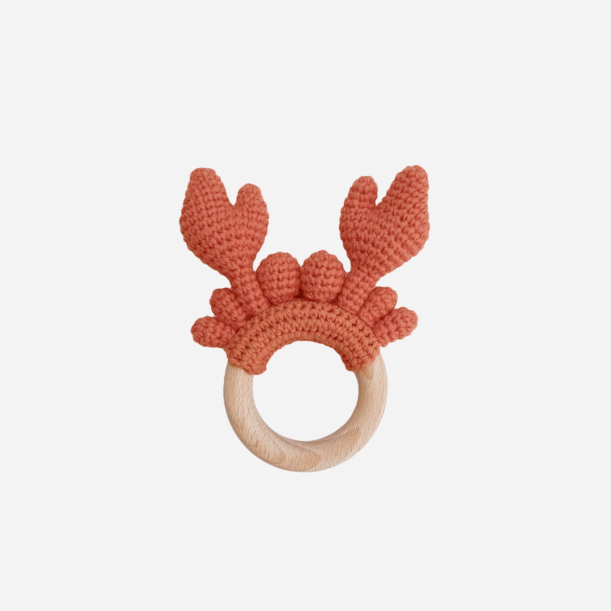 Crochet Crab Teether
