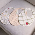 3 Pack Bandana Baby Bib (Clementine Fruit & Veggie)