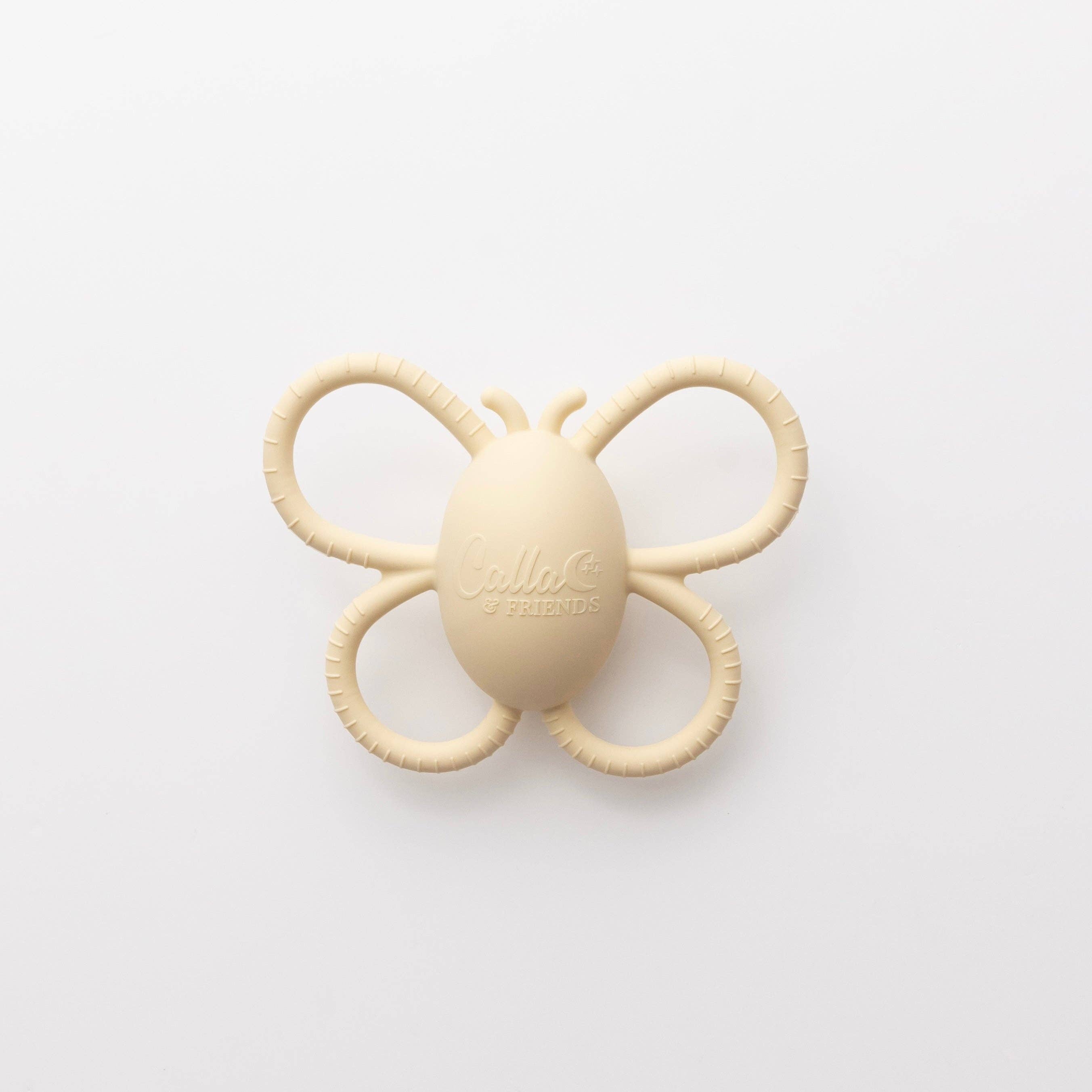 Butterfly Rattle Teether (Lemon)