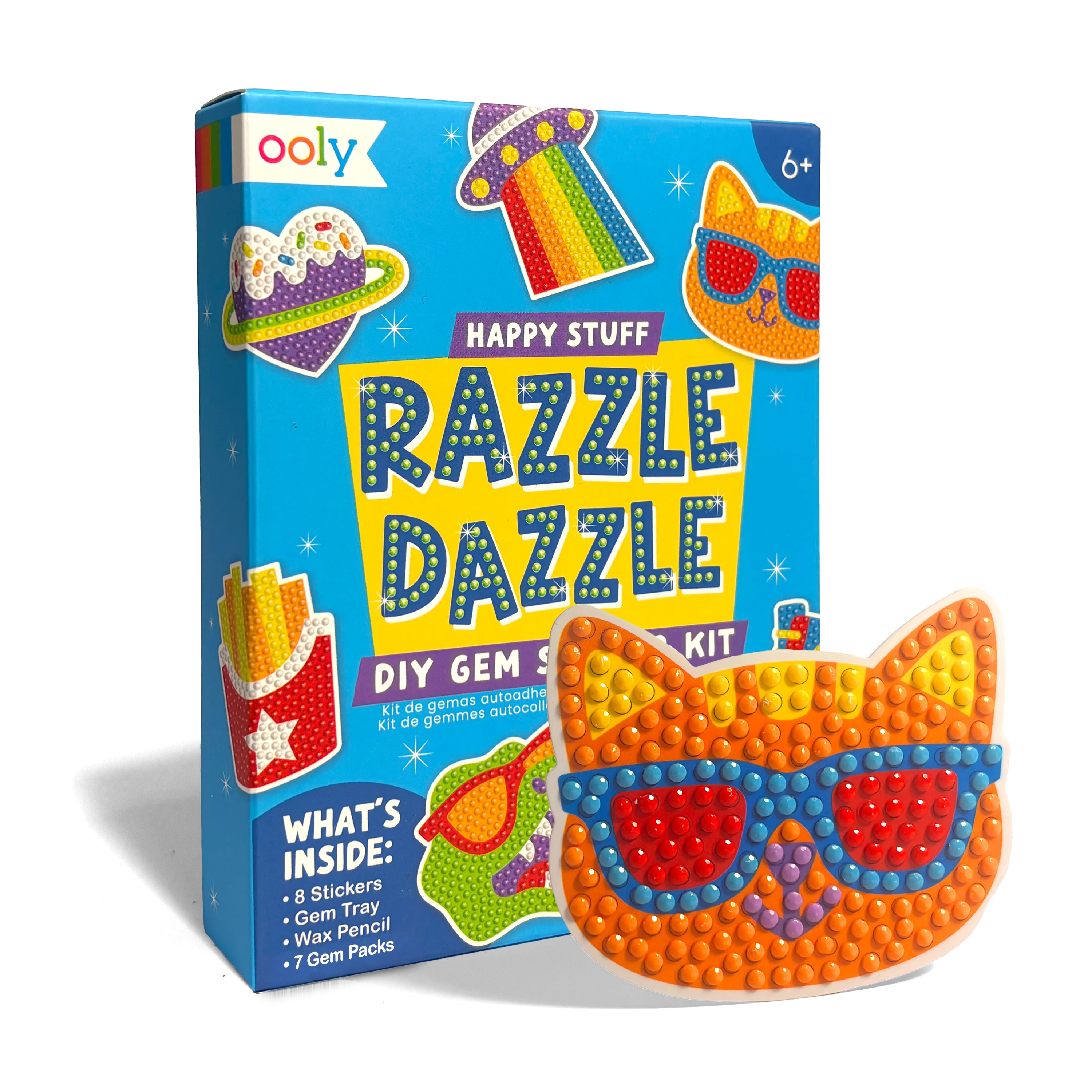Mini Razzle Dazzle DIY Gem Sticker Kit (Happy Stuff)