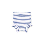Tank Top & High Waisted Short (Navy Stripe)
