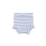 Tank Top & High Waisted Short (Navy Stripe)