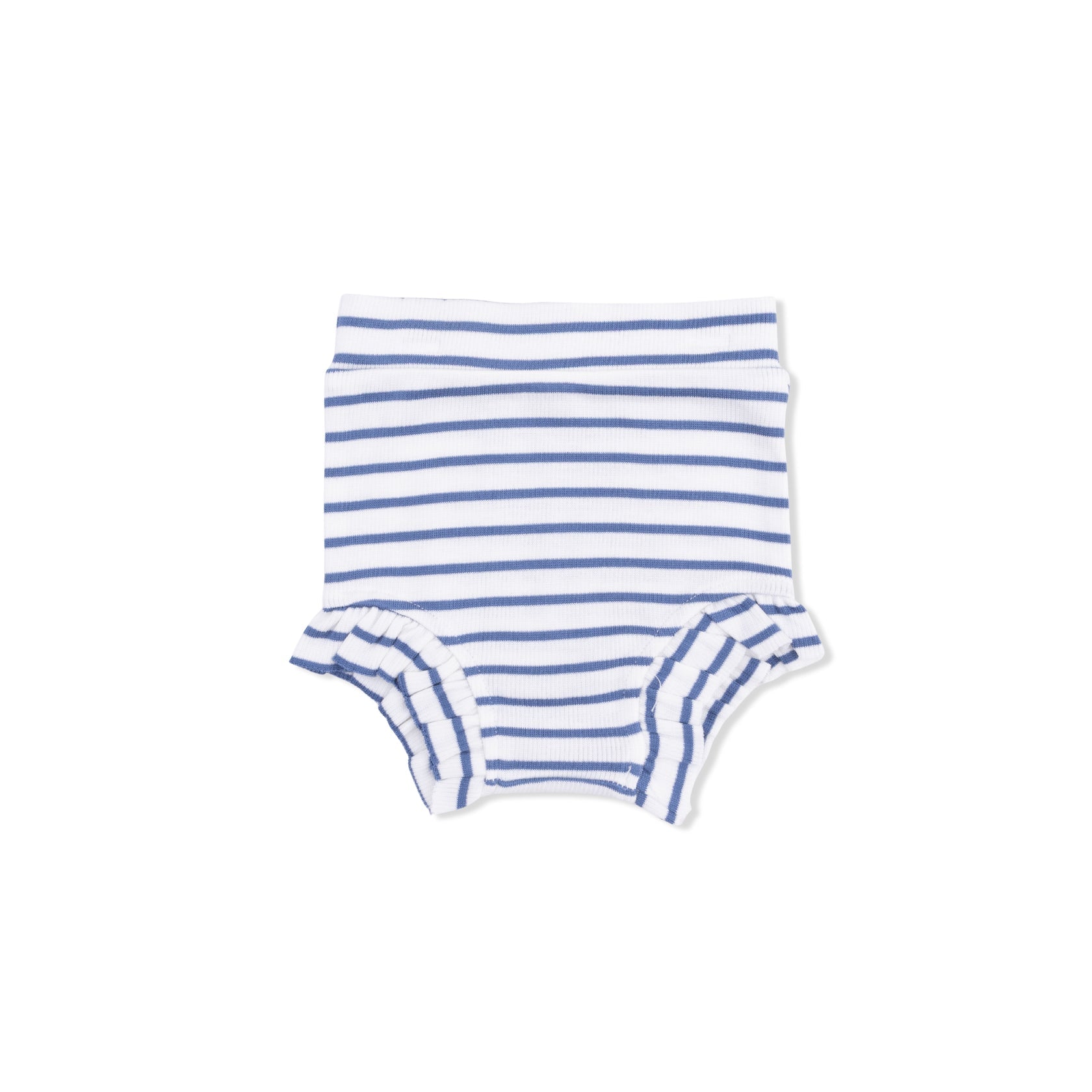 Tank Top & High Waisted Short (Navy Stripe)