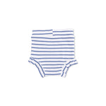 Tank Top & High Waisted Short (Navy Stripe)
