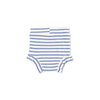 Tank Top & High Waisted Short (Navy Stripe)