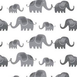 Muslin Swaddle Blanket (Elephantastic)