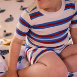 Pajama Set (Multi Stripe/Regatta)
