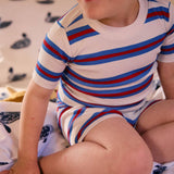 Pajama Set (Multi Stripe/Regatta)