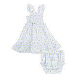 Smocked Ruffle Sundress with Bloomer (Lovely Lemons)