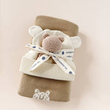 Teether Rattle Toy (Brown Bear)
