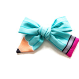 Lead The Look Hair Bow (Small, Teal)