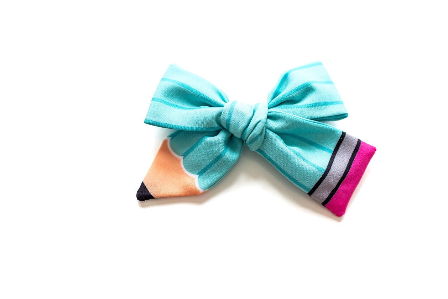 Lead The Look Hair Bow (Small, Teal)