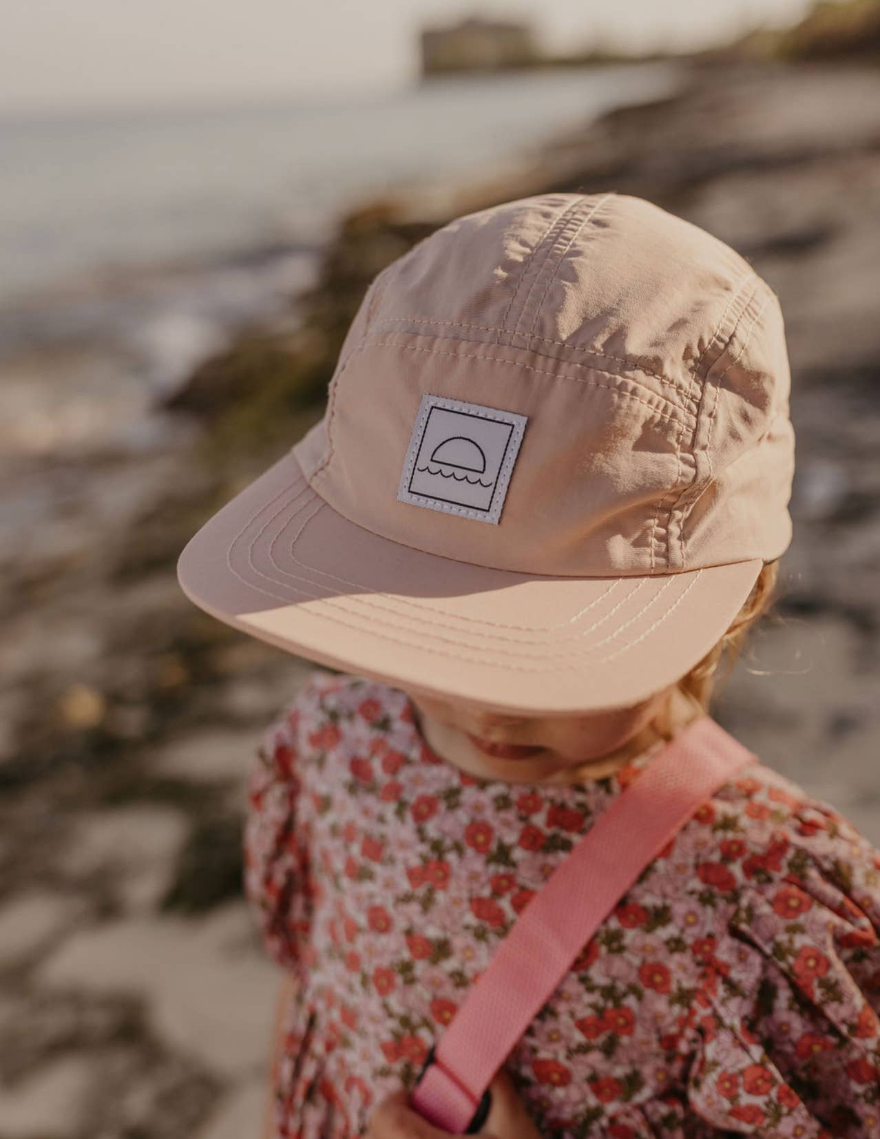 Nylon Five-Panel Cap (Petal)