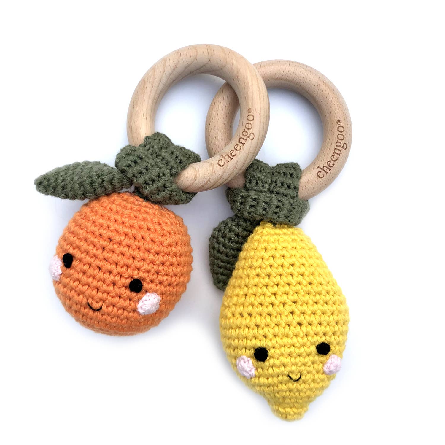Lemon Teething Rattle