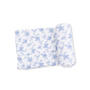 Swaddle Blanket (Baby Blue Vines Floral)