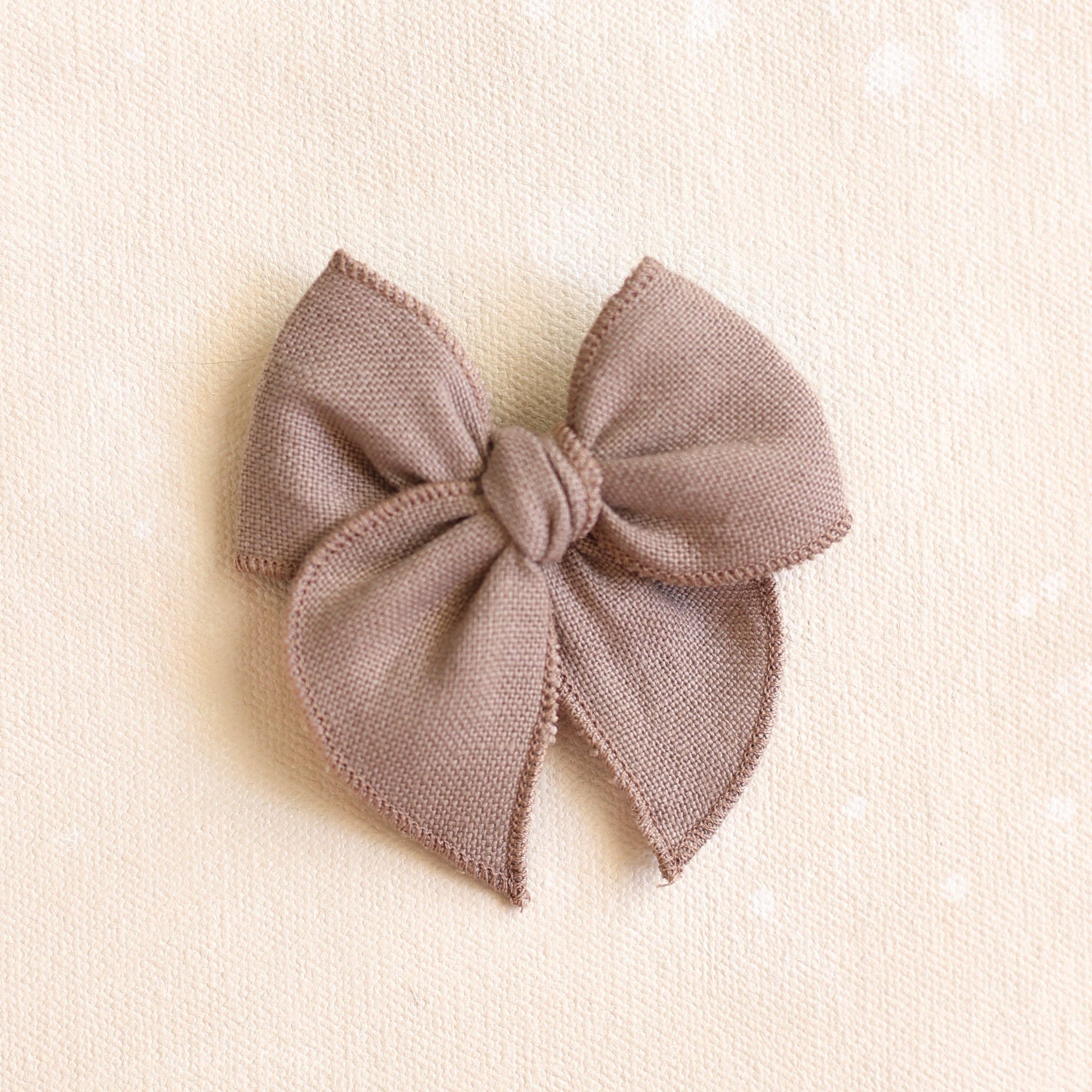 Mini Fleur Bow Clip (Cove)