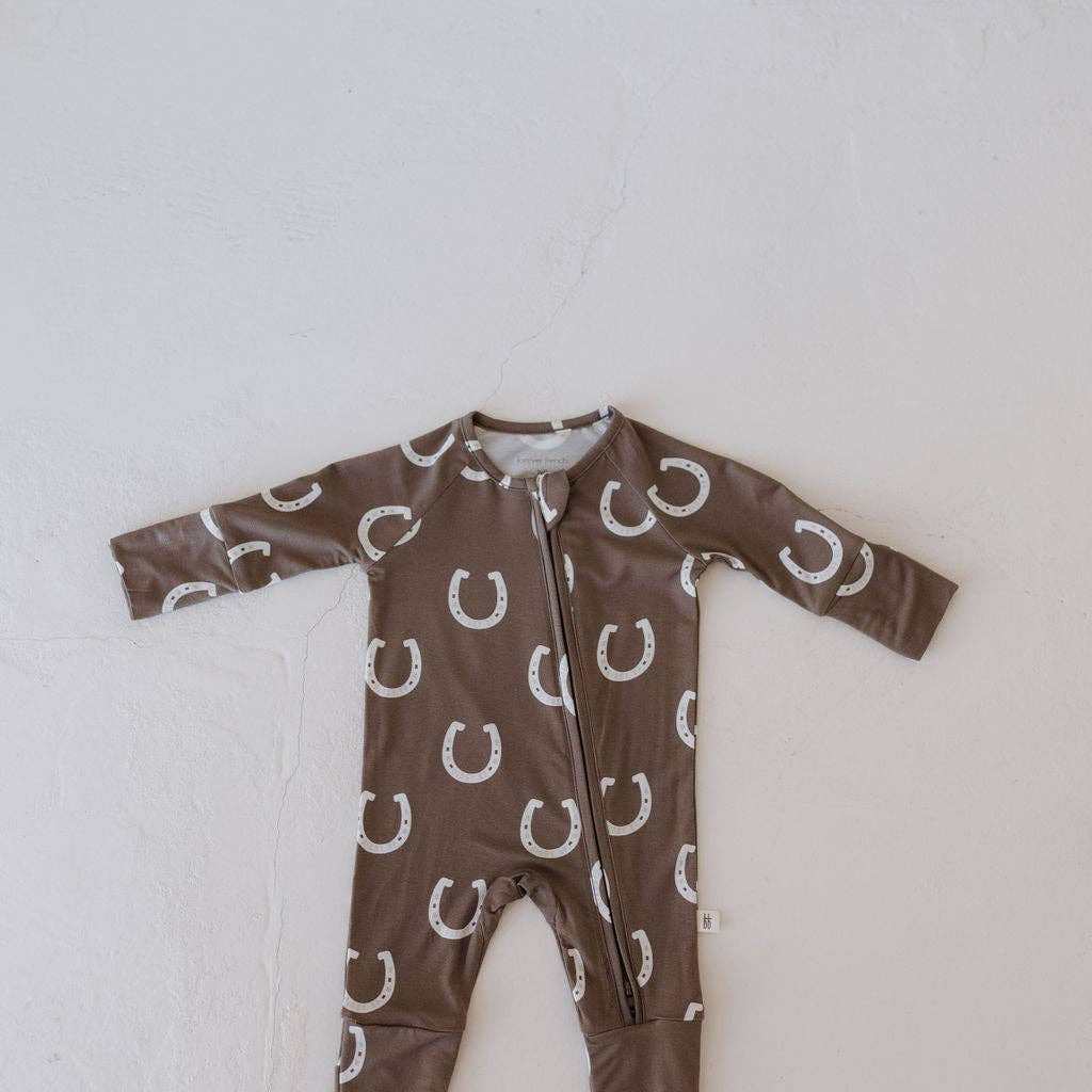 Bamboo Zip Pajamas (Giddy Up)