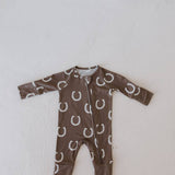 Bamboo Zip Pajamas (Giddy Up)
