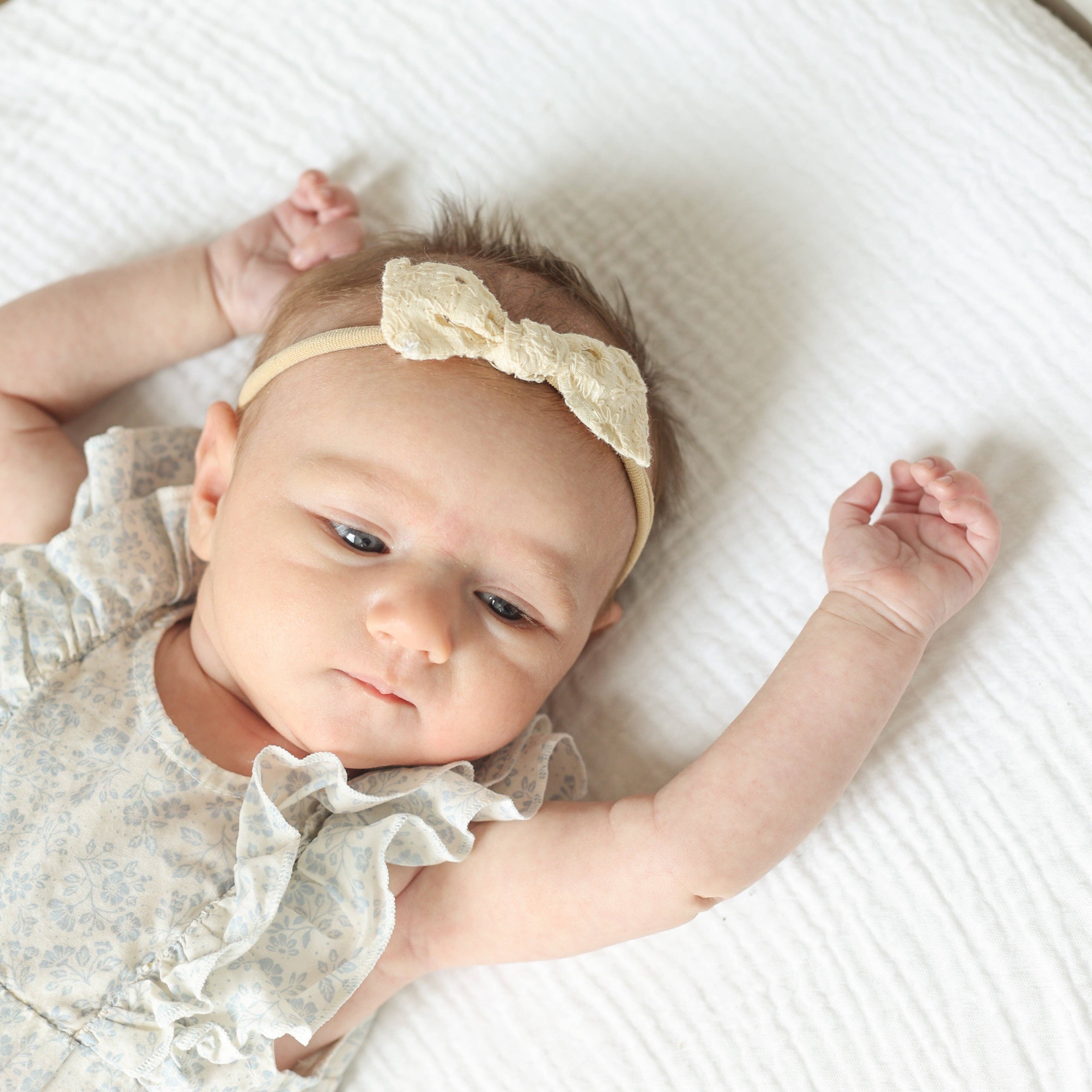 Oversized Knot Bow Headband (Dottie)