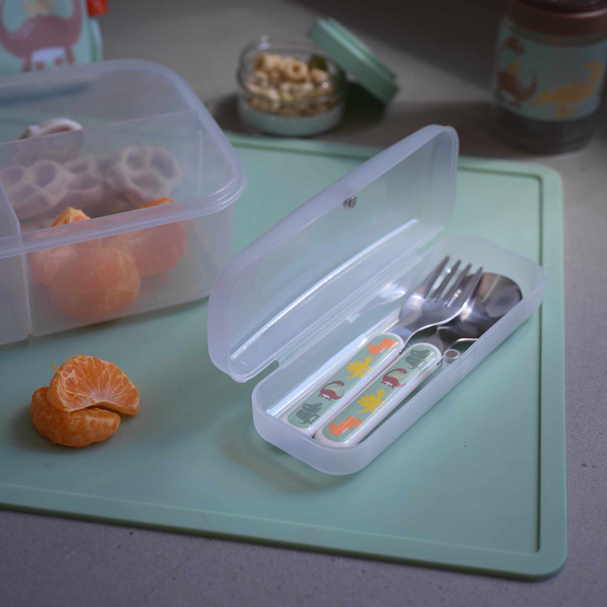 Silverware Set (Baby Dinosaur)