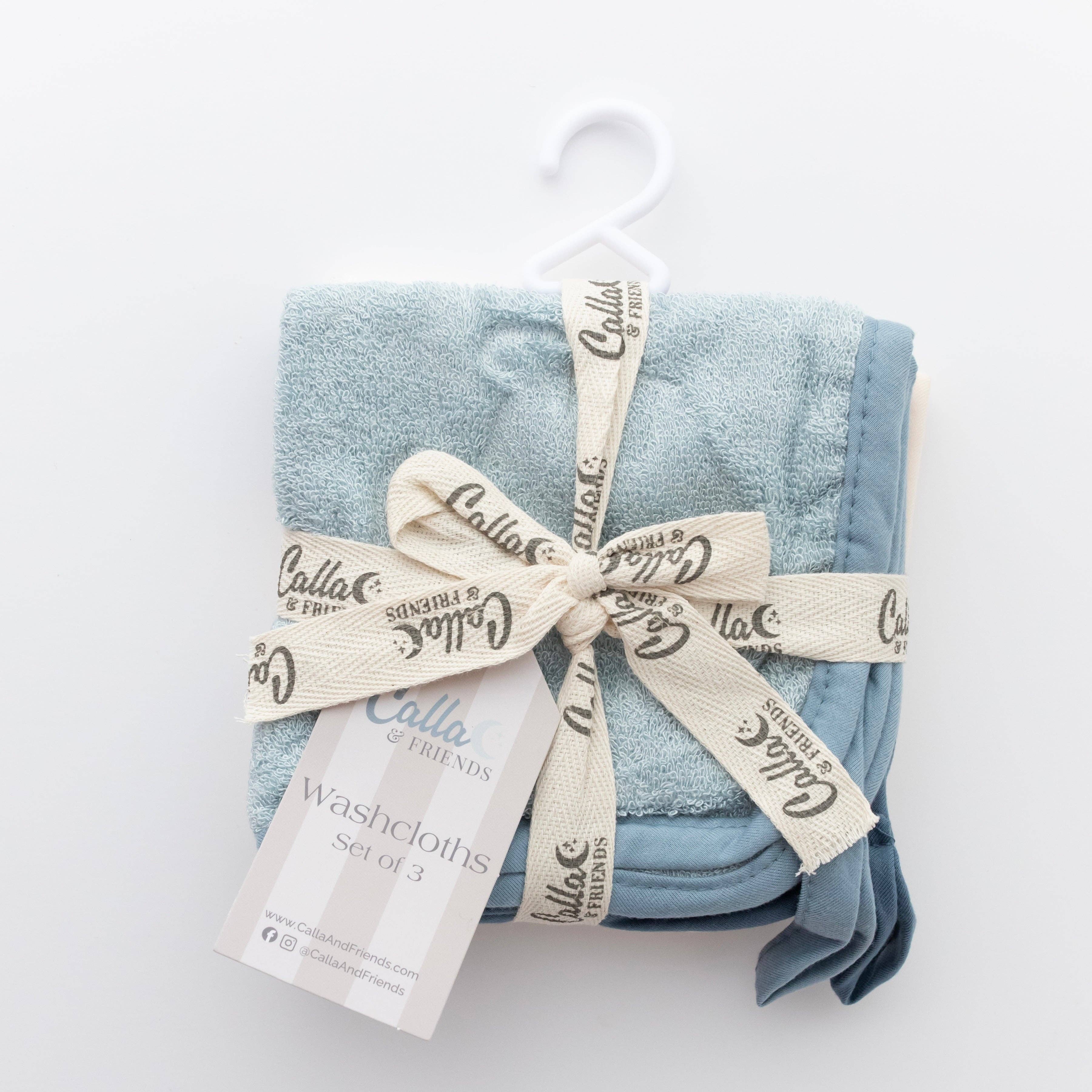 Washcloth Set (Powder Blue)