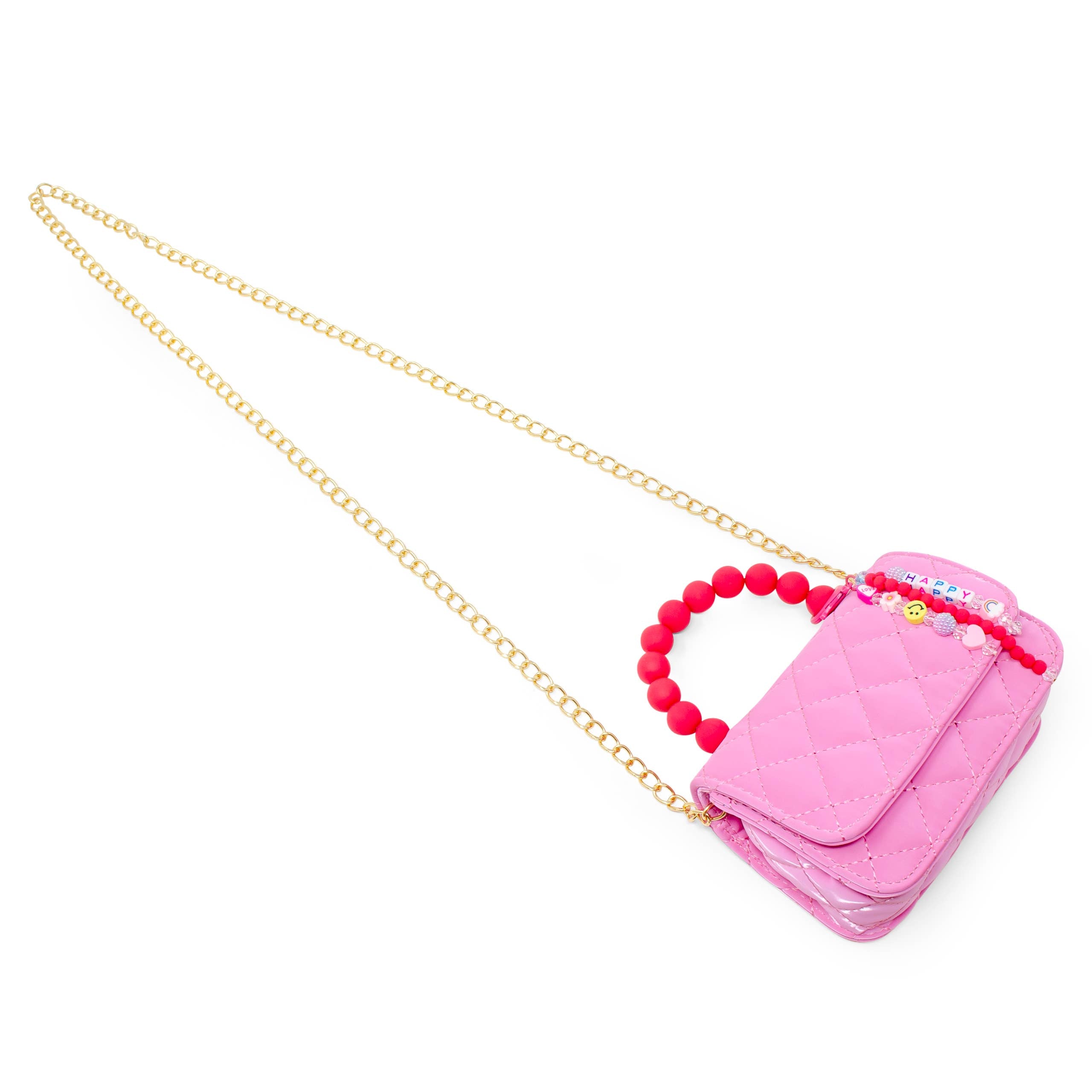 Pearl Charm Handbag (Pink)