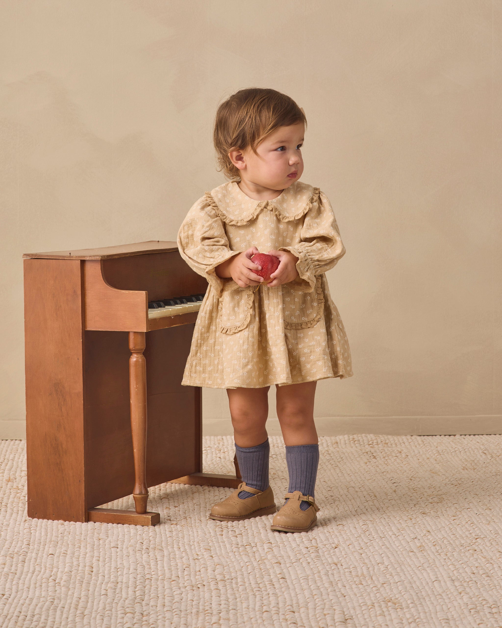 Marisol Dress (Butterscotch Floral)