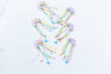 Hair Clip Set (Rainbow Ribbons)