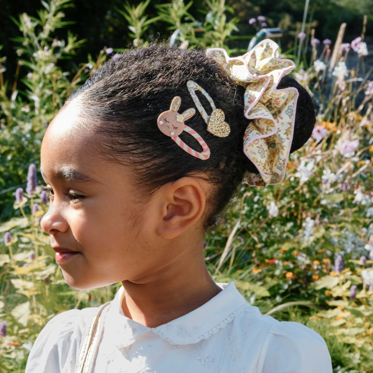 Petal Double Ruffle Scrunchie