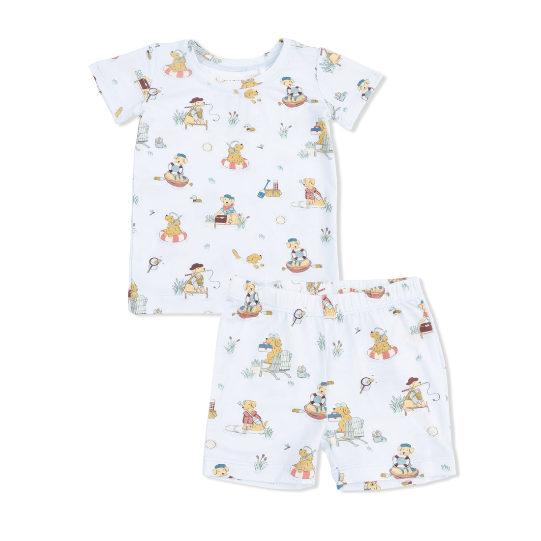 Loungewear Short Set (Lake Buddy Dogs)