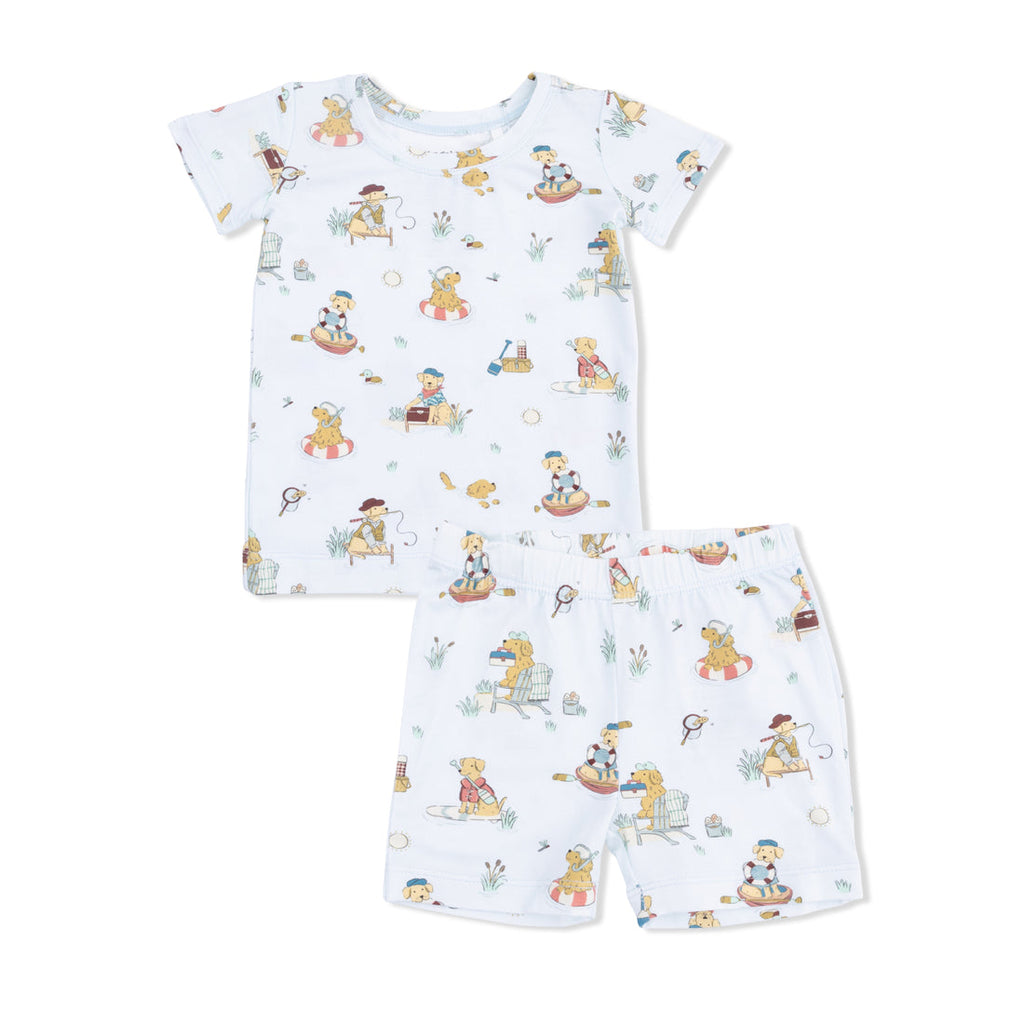 Loungewear Short Set (Lake Buddy Dogs)