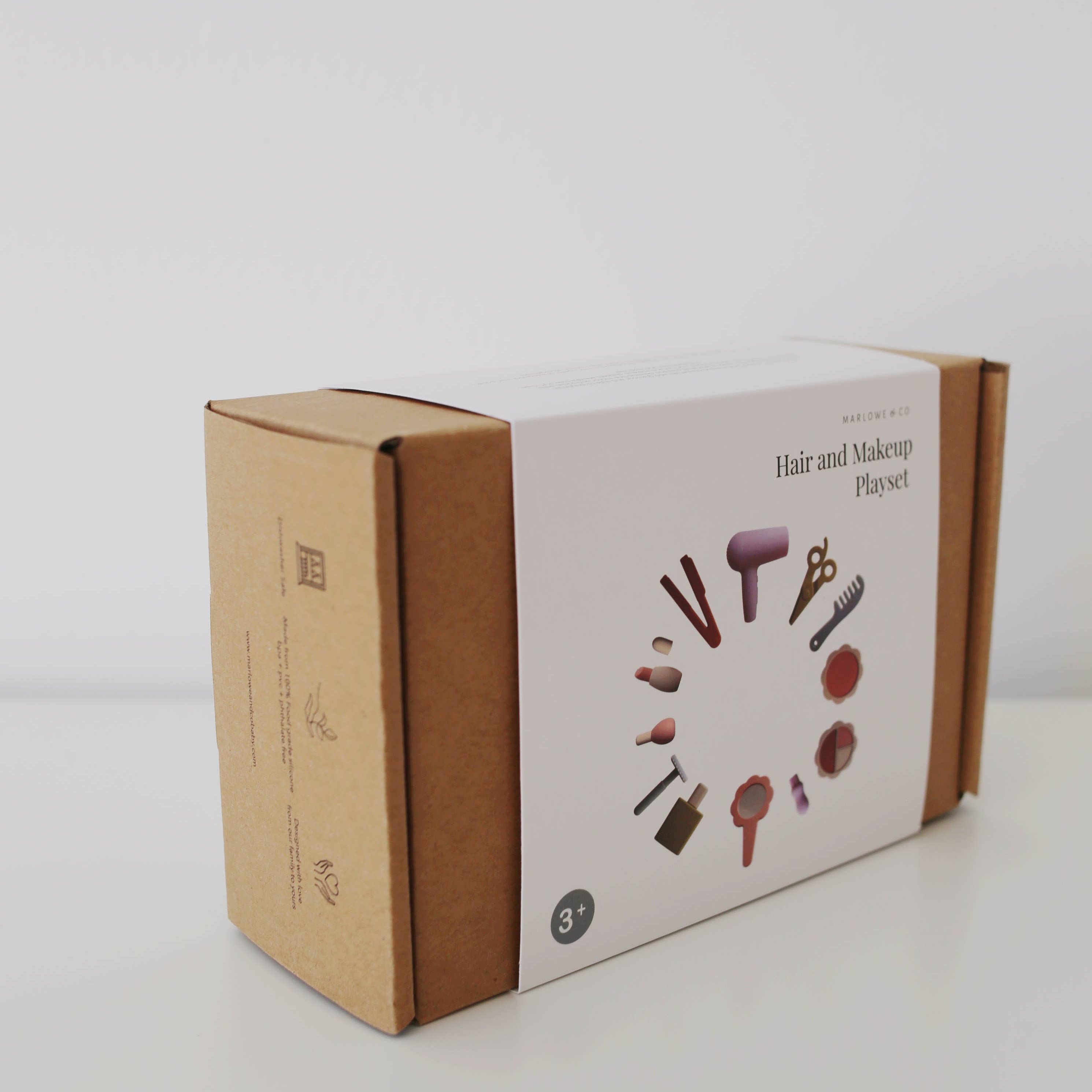 Silicone Hair and Makeup Play Set