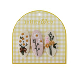 Embroidered Clip Set (Bouquet)