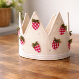 Handmade Strawberry Cotton Crown