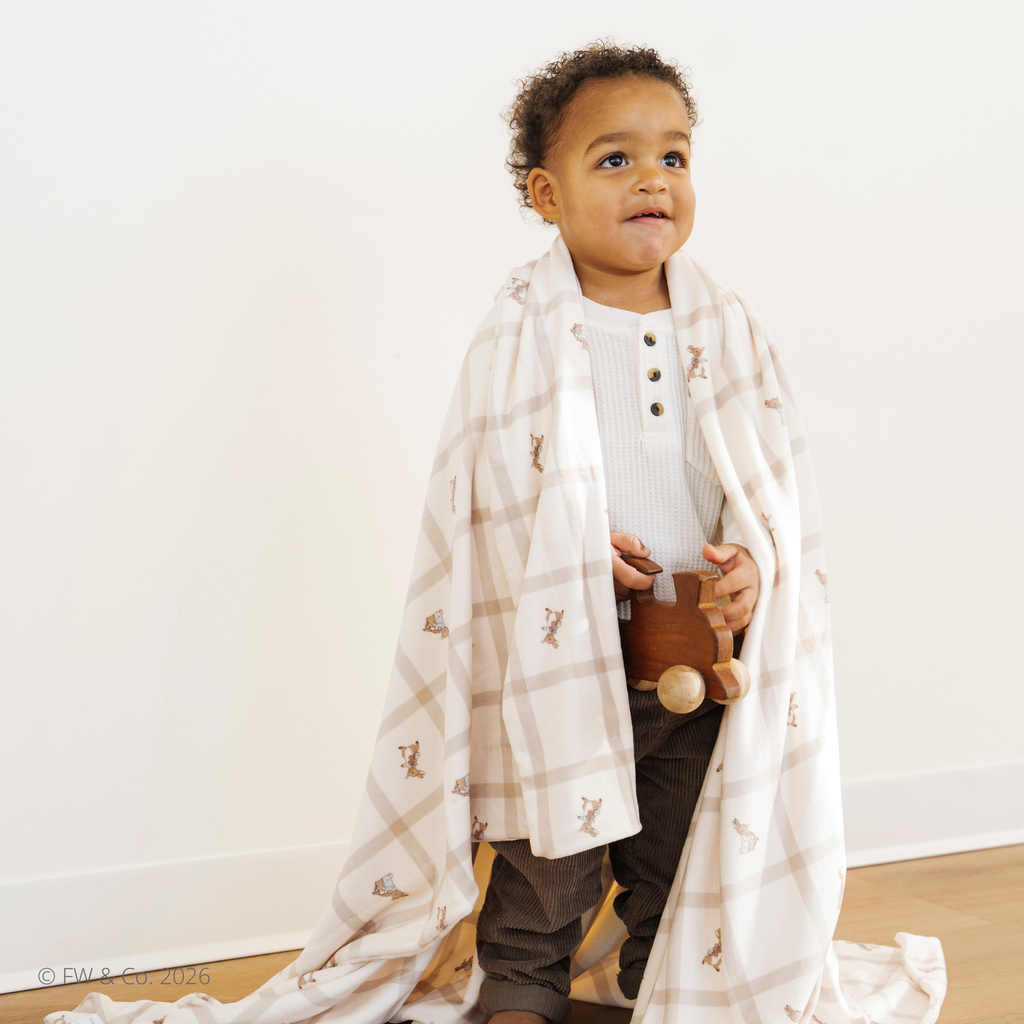 Minky Stretch Luxe Blanket (Peter Rabbit)