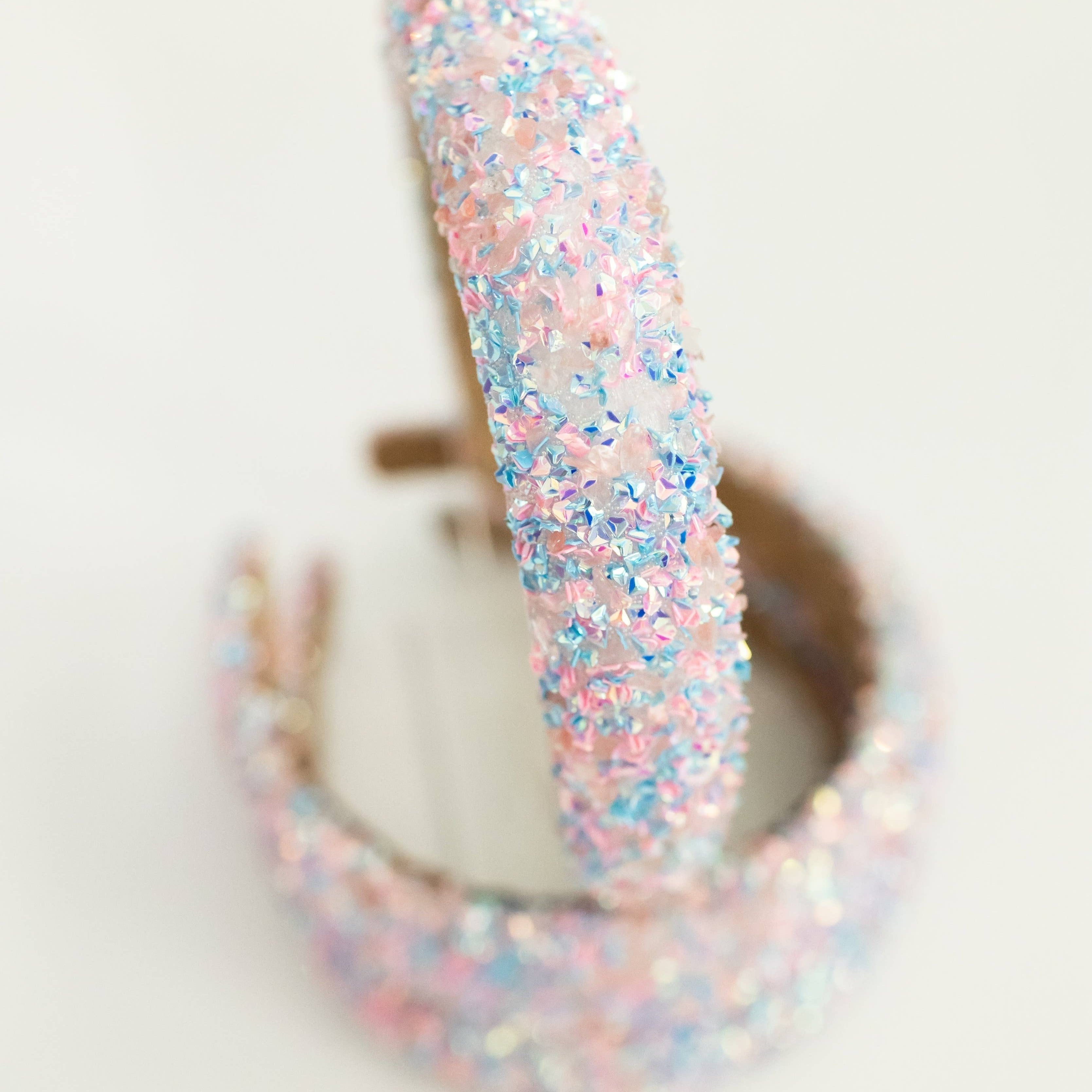 Beaded Headband (Cotton Candy)