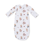 Bundle Gown and Knotted Hat (Mixed Sports Bears)