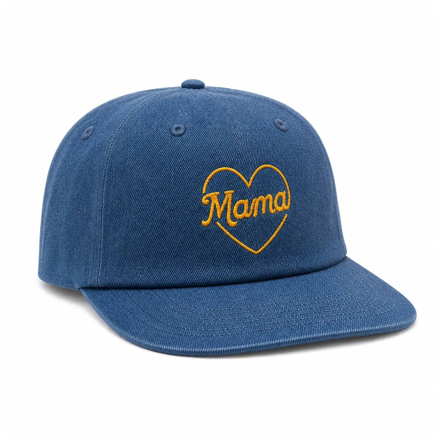 Denim Snapback Hat (Mama)