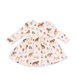 Twirly Long Sleeve Dress (Pretty Equestrian)