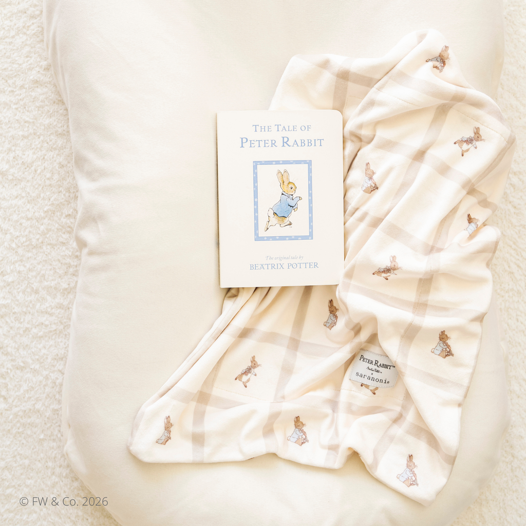 Minky Stretch Luxe Blanket (Peter Rabbit)
