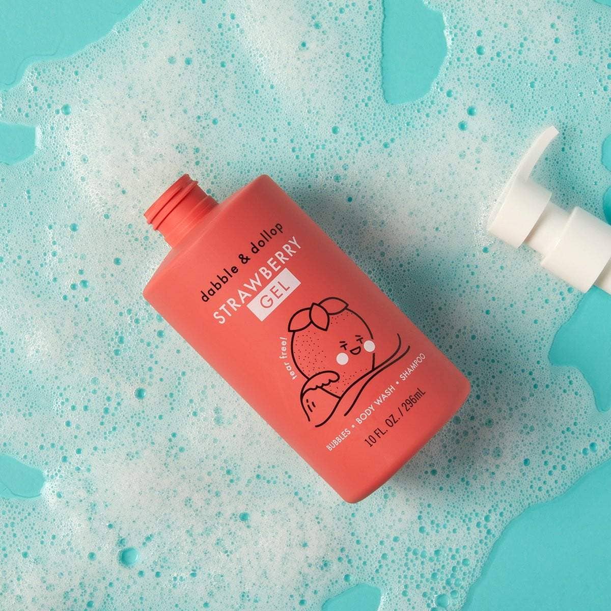 Tear-Free Shampoo, Body Wash & Bubbles (Strawberry)