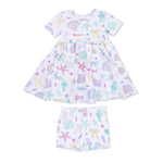 Twirly Dress with Cartwheel Short (Beach Days)