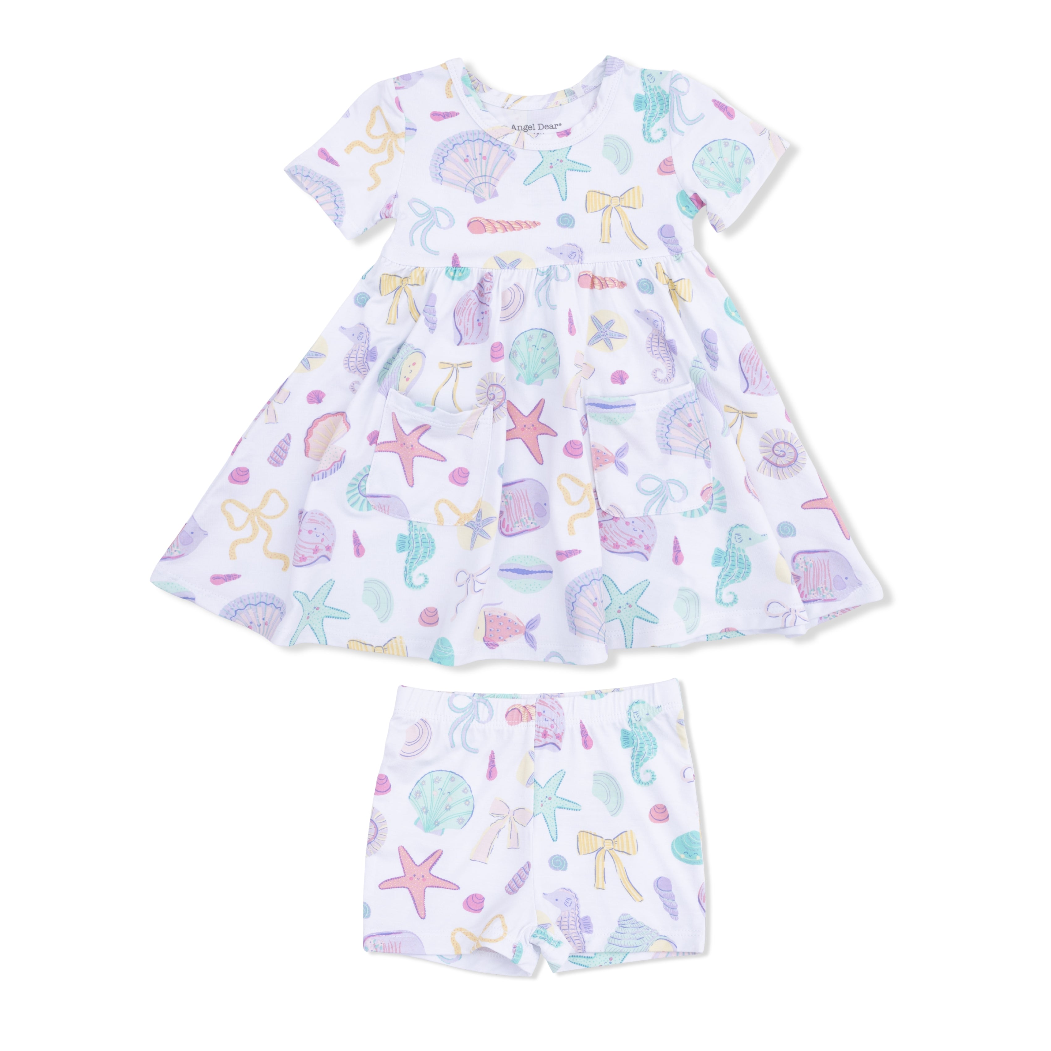 Twirly Dress with Cartwheel Short (Beach Days)