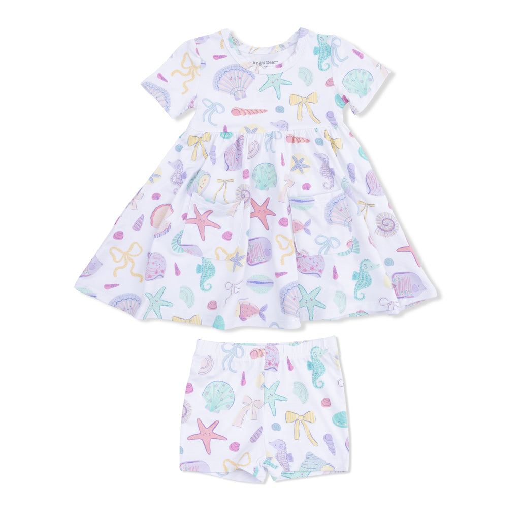 Twirly Dress with Cartwheel Short (Beach Days)