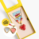 Surprise Lipgloss Locket (Strawberry)