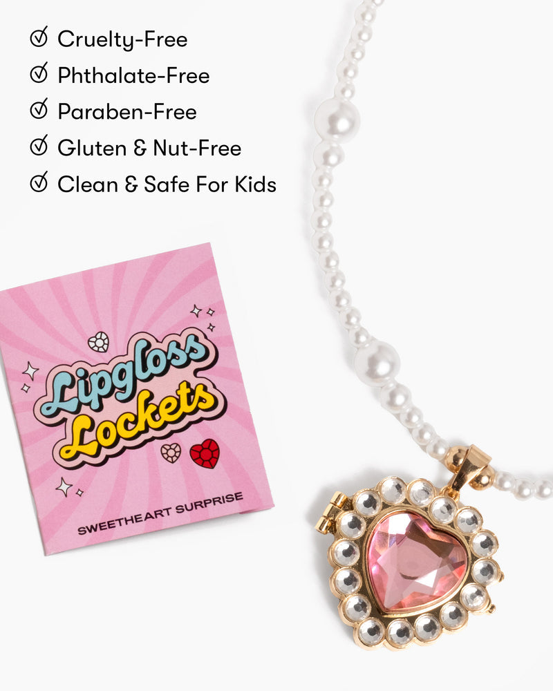 Surprise Lipgloss Locket (Sweetheart) details