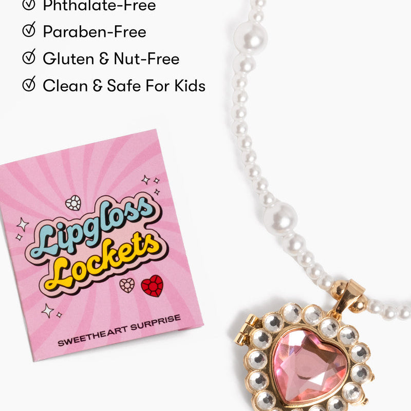 Surprise Lipgloss Locket (Sweetheart) details