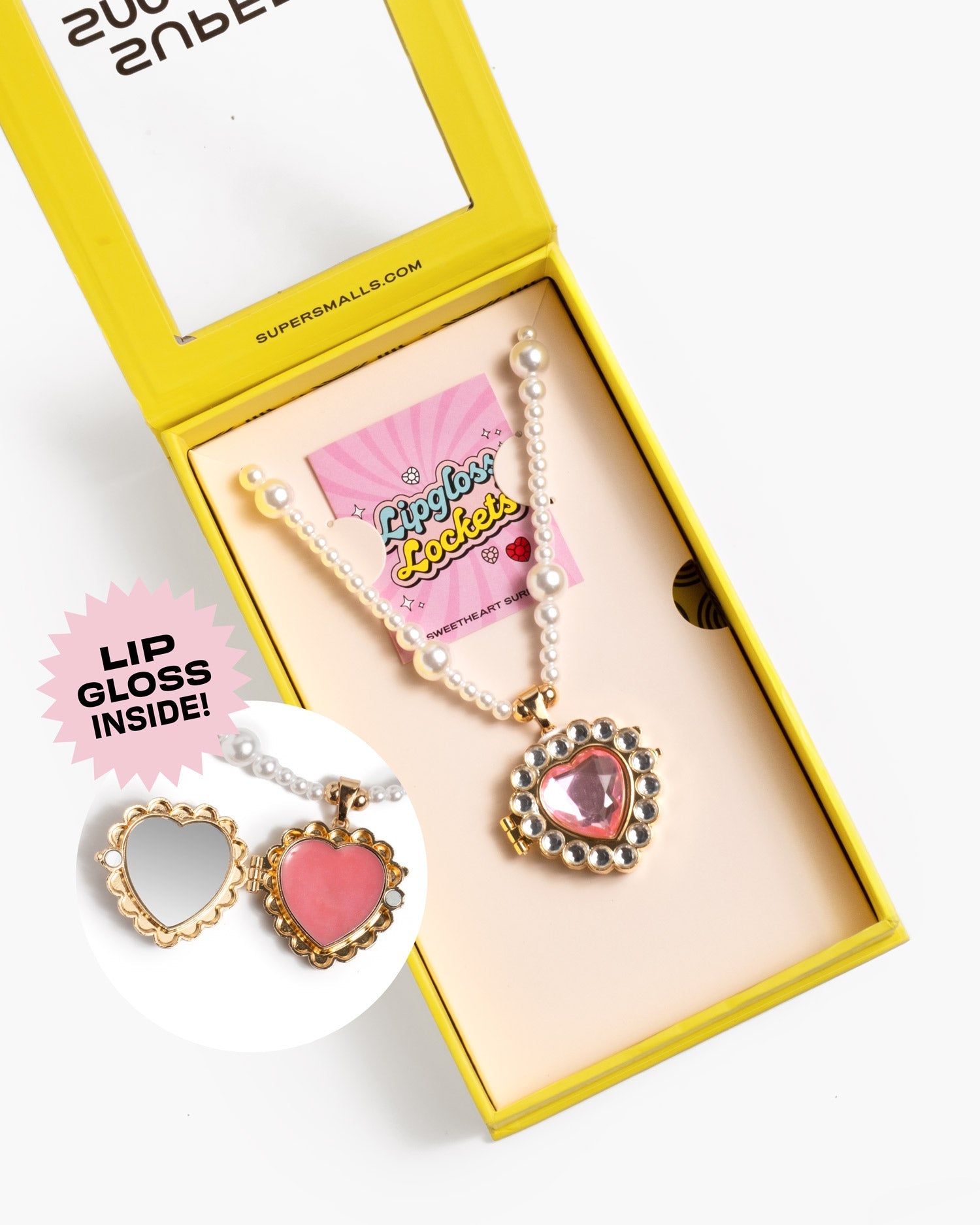 Surprise Lipgloss Locket (Sweetheart)
